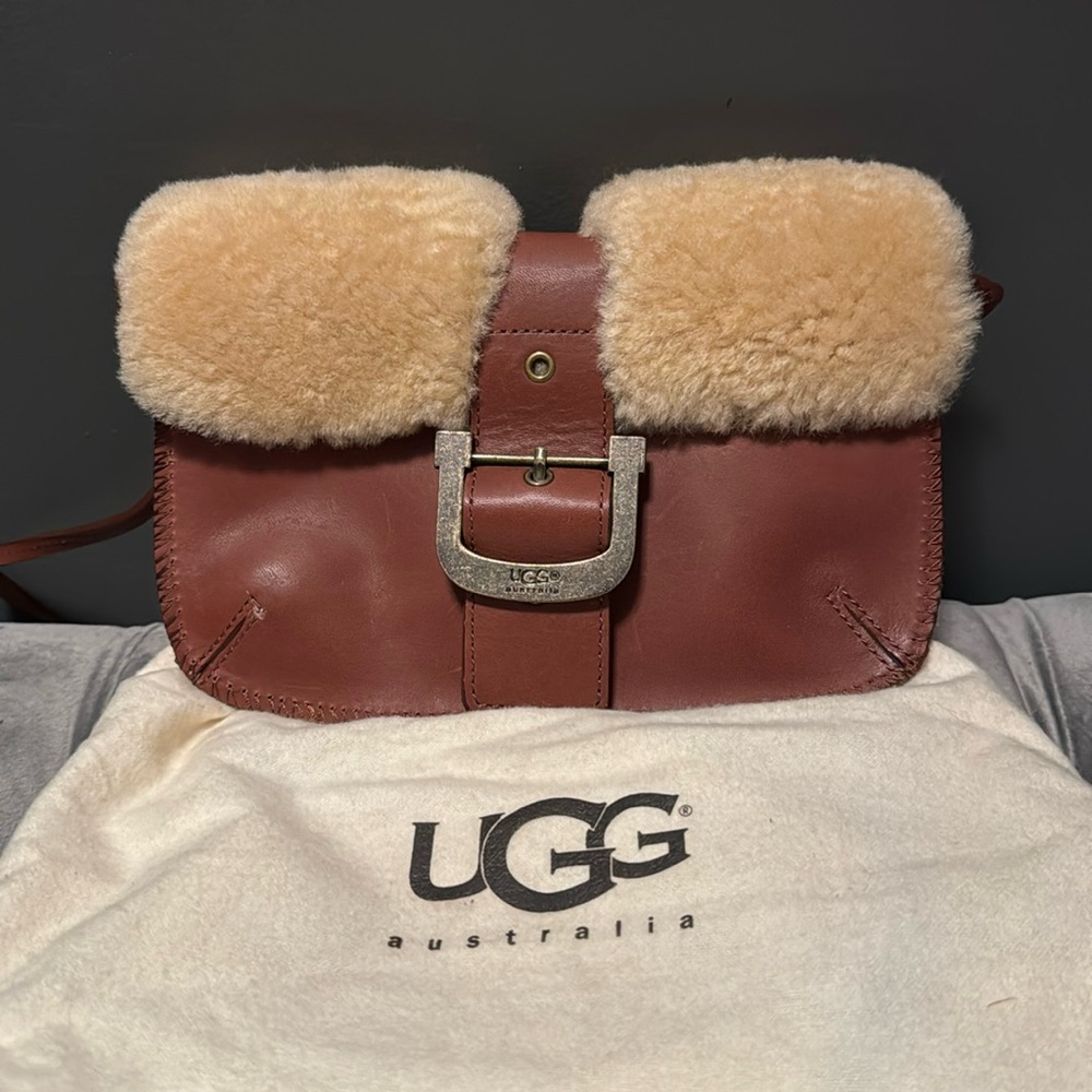 Ugg Shearling Wristlet
